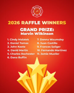 Belmont VFD 2026 Raffle Winners